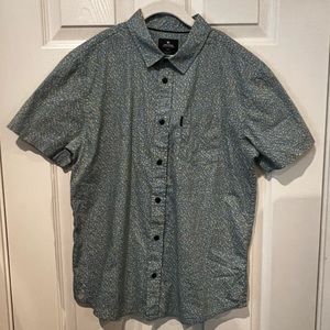 Rip curl button down shirt